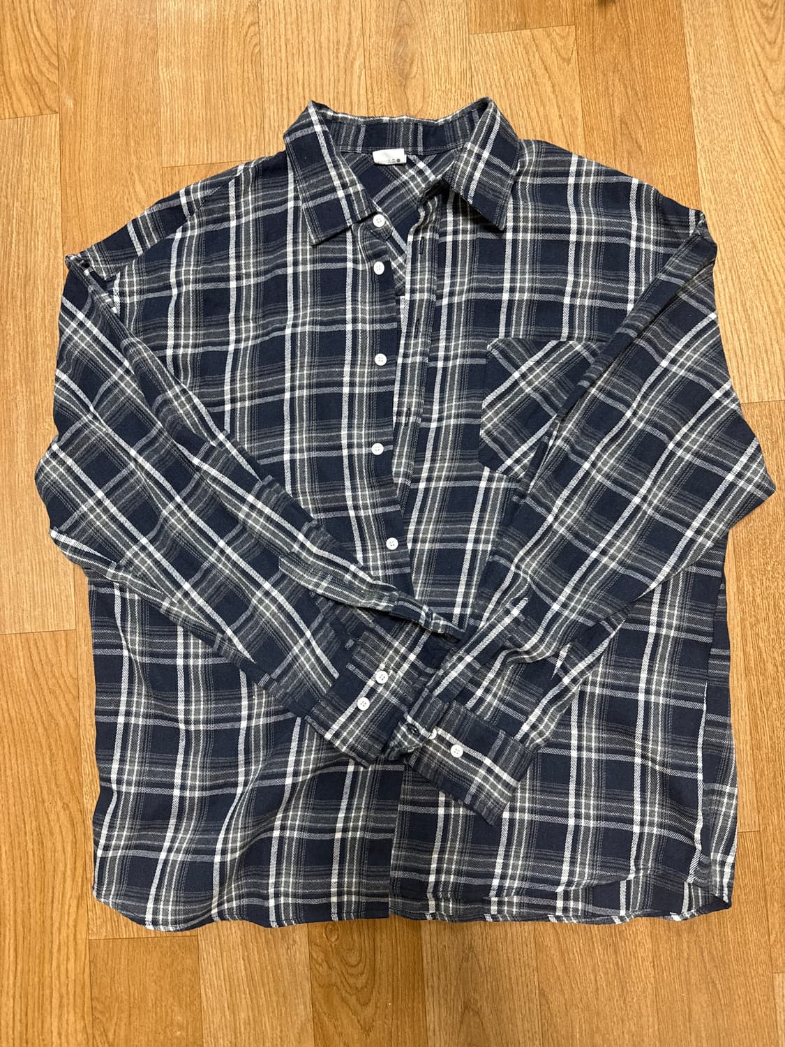 DEEP INSIDE 빈티지 오버핏 체크셔츠 상품이미지2