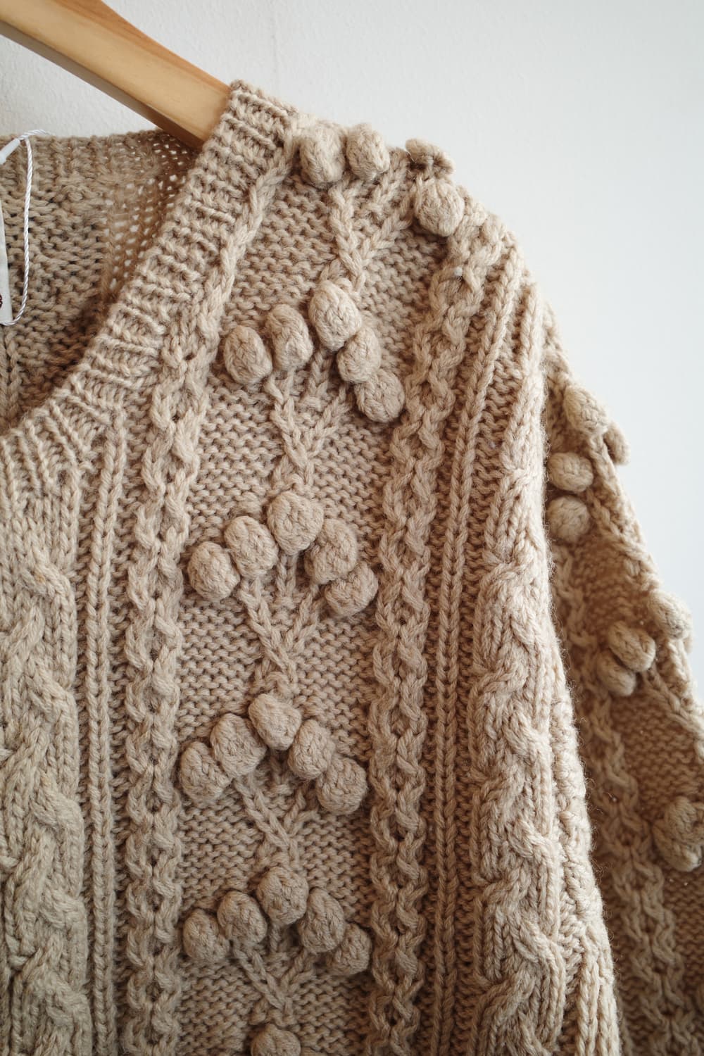 Japan brand 울 케이블 가디건  상품이미지4