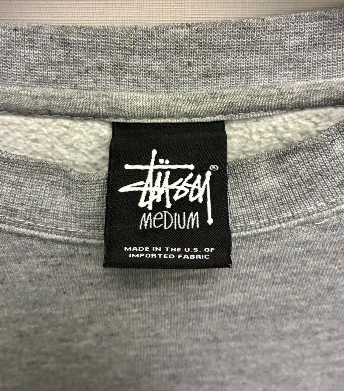 (M)Stussy 스투시 베이직 헤비코튼 리버스위브 맨투맨 스웻셔츠 상품이미지9