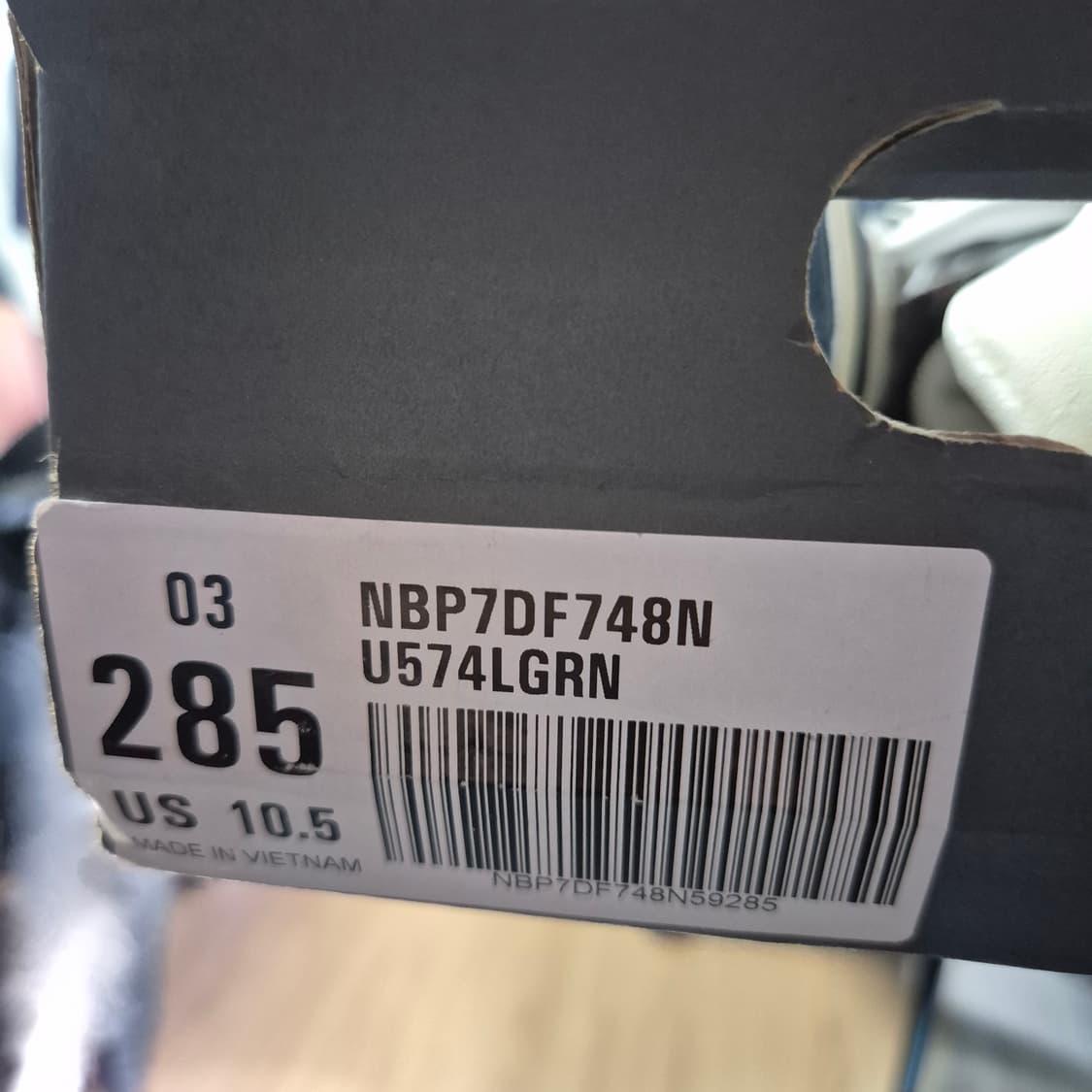 뉴발란스 574 레거시 네이비 새상품 상품이미지2