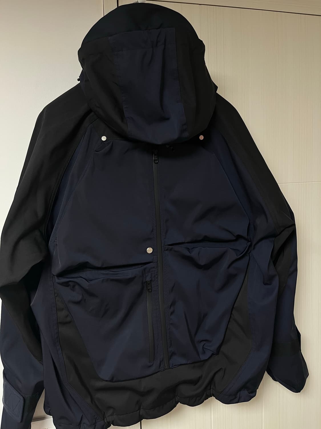 언더마이카 카메 멀티 지퍼 터틀 쉘 파카 에프터 미드나잇 상품이미지3