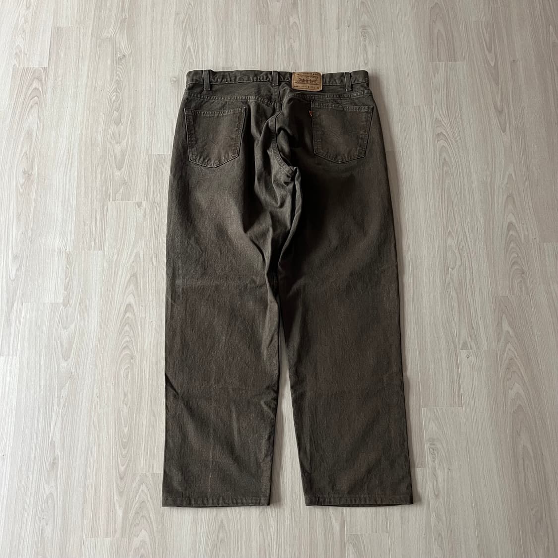 [38X34] 90s 빈티지 리바이스 565 브라운 made in usa 상품이미지4