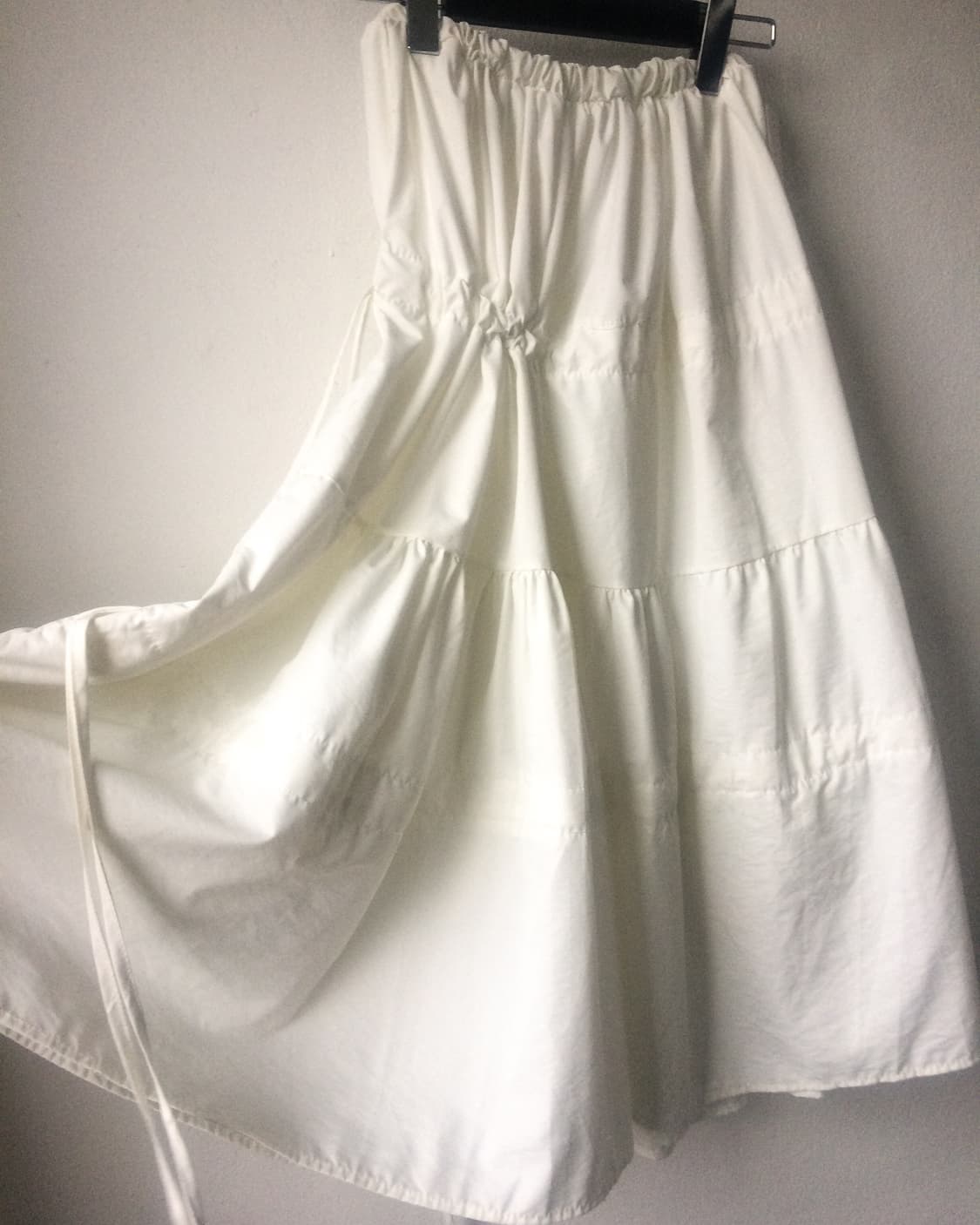 Shirring point layer long skirt 상품이미지3