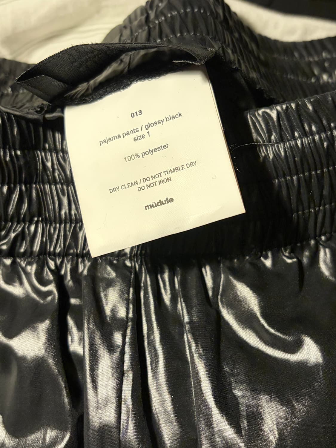 머듈 파자마 글로시 팬츠 1사이즈 상품이미지4