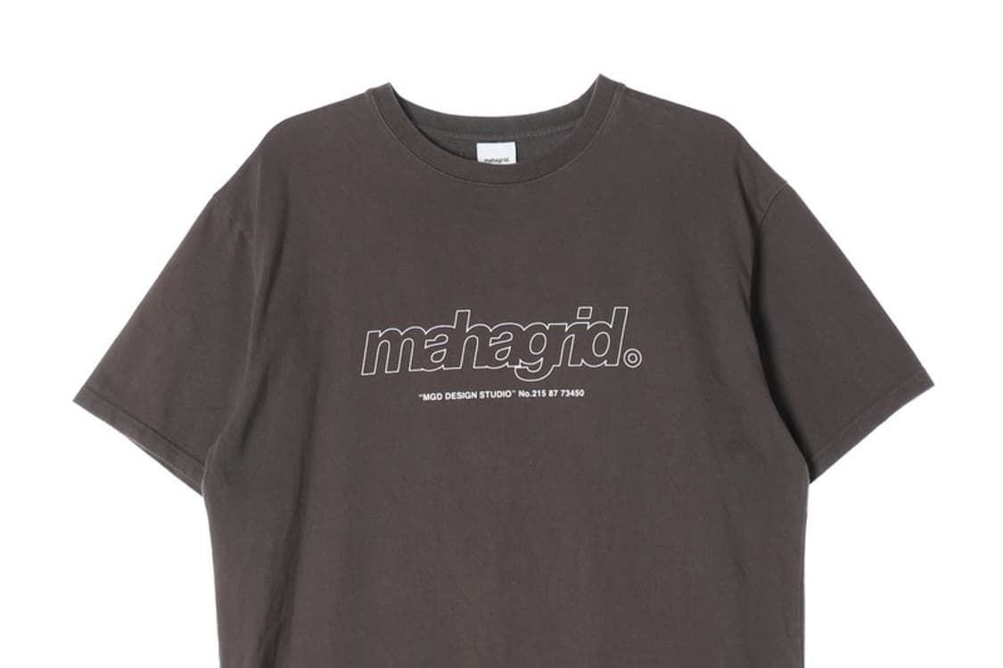 마하그리드 전면 로고 브라운 반팔티 L 상품이미지3