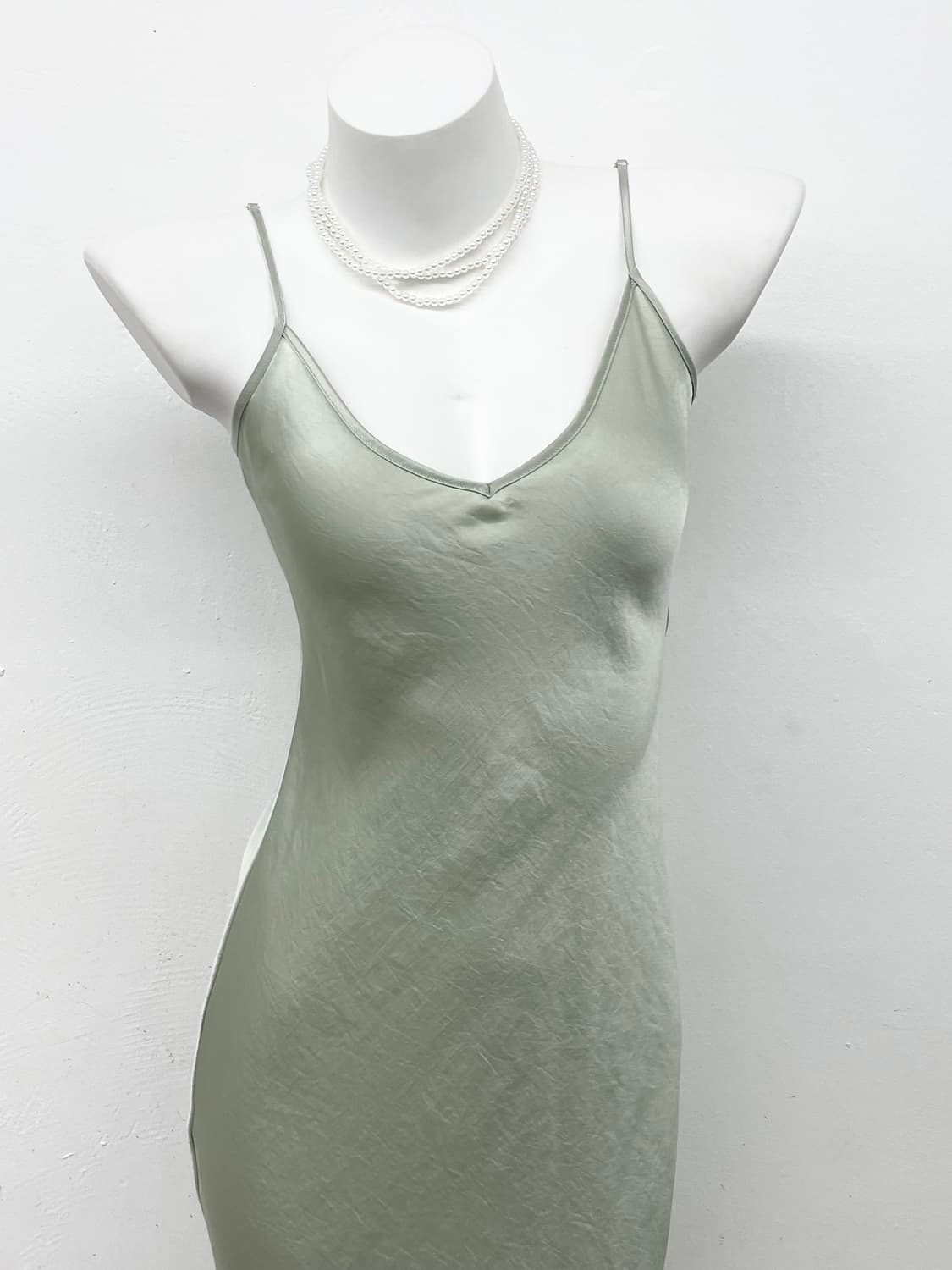 페어리 새틴 맥시 슬립 상품이미지2