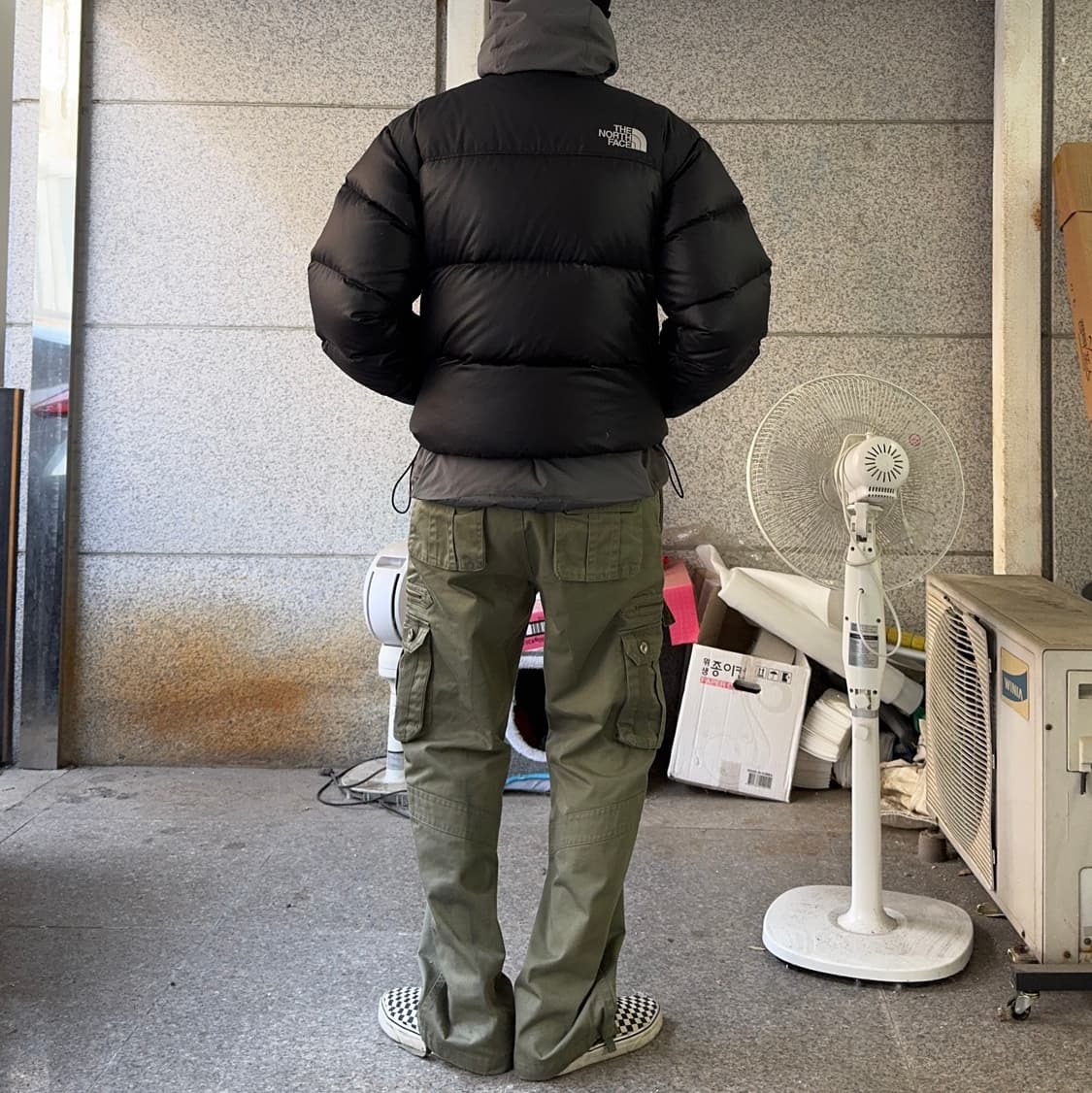 VTG JPN 사선 라인 카고 팬츠 상품이미지2