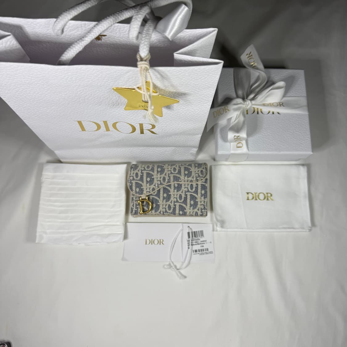 디올 오블리크 새들 블룸 카드 월렛 홀더 지갑 상품이미지6