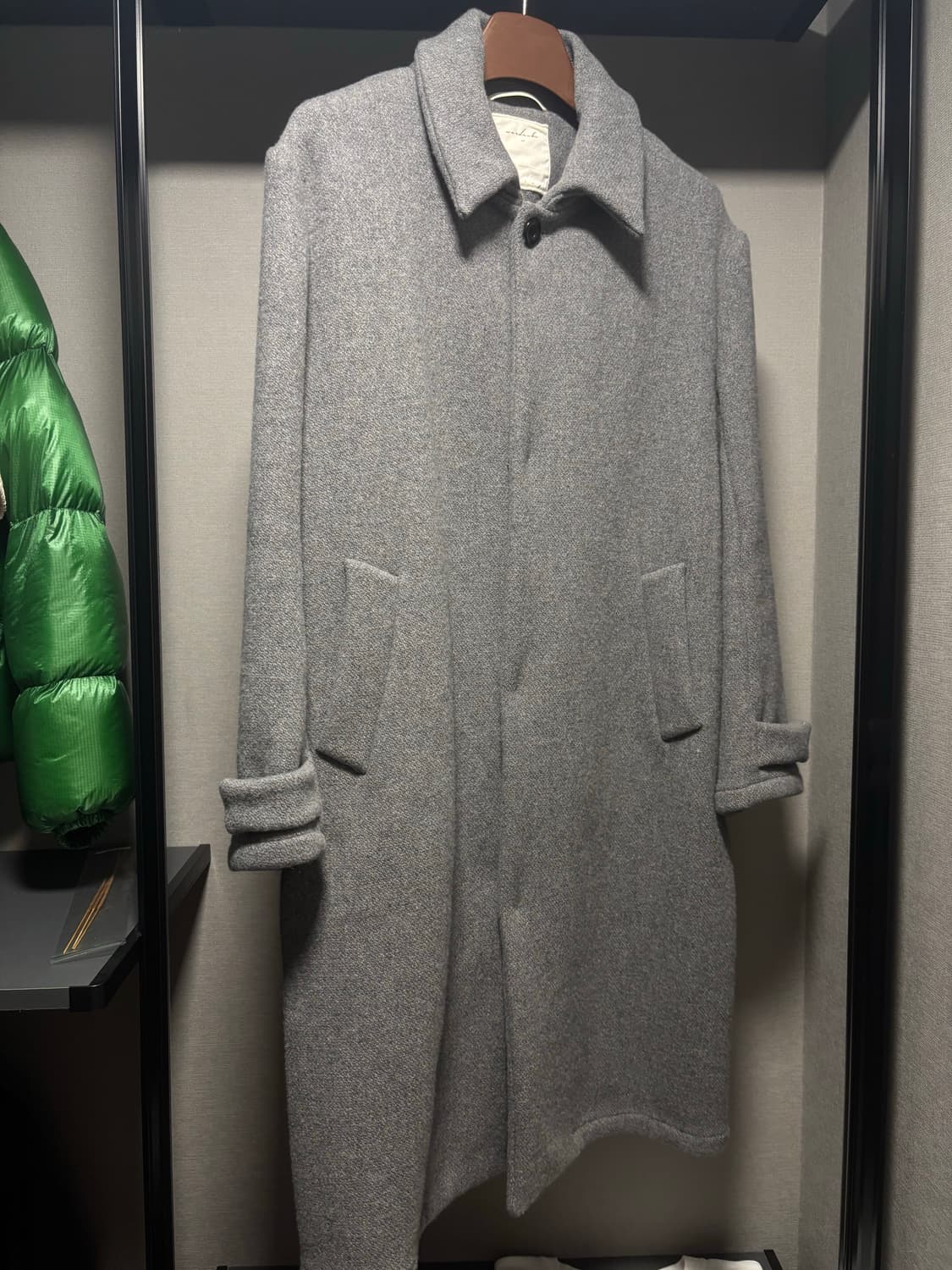 (L)wardrobe41 wool single coat 워드로브41 코트 상품이미지4