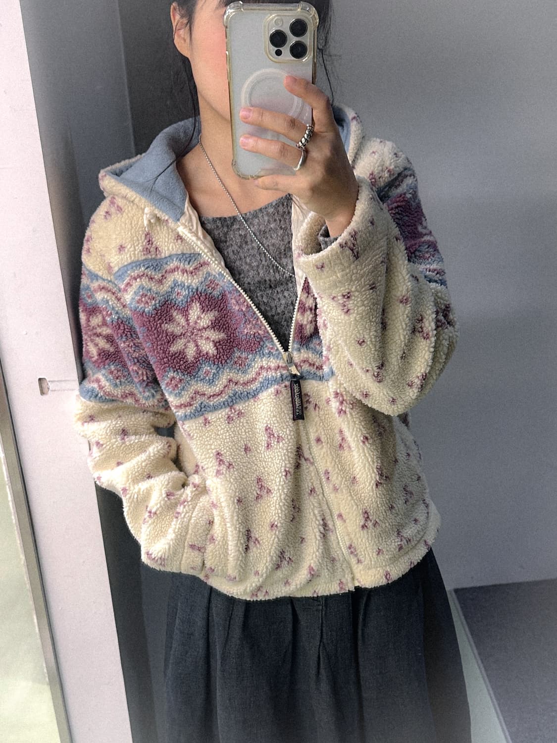 snowflake fleece hd jacket 상품이미지1