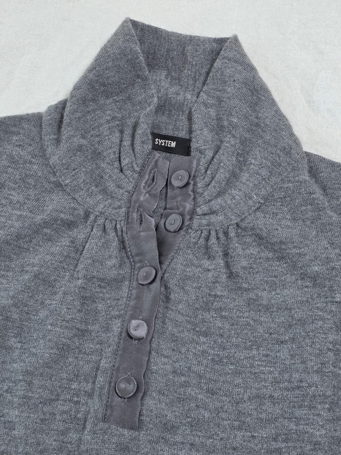 SYSTEM 시스템 캐시미어 100 프릴 니트 상품이미지5