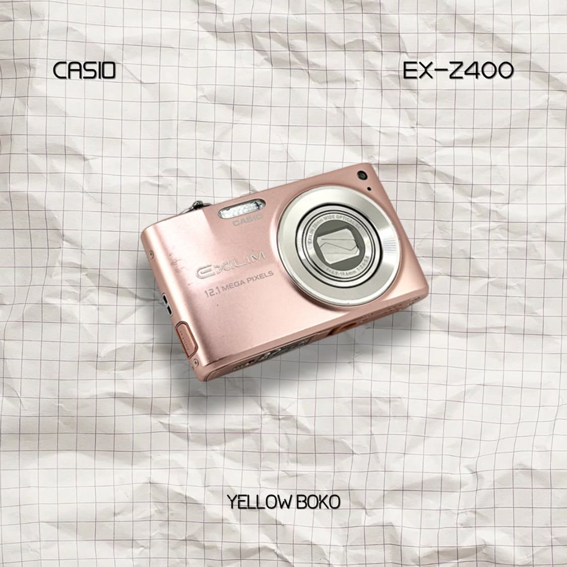 [수채감성] CASIO 카시오 엑슬림 EX-Z400 레트로 디지털 카메라 상품이미지1