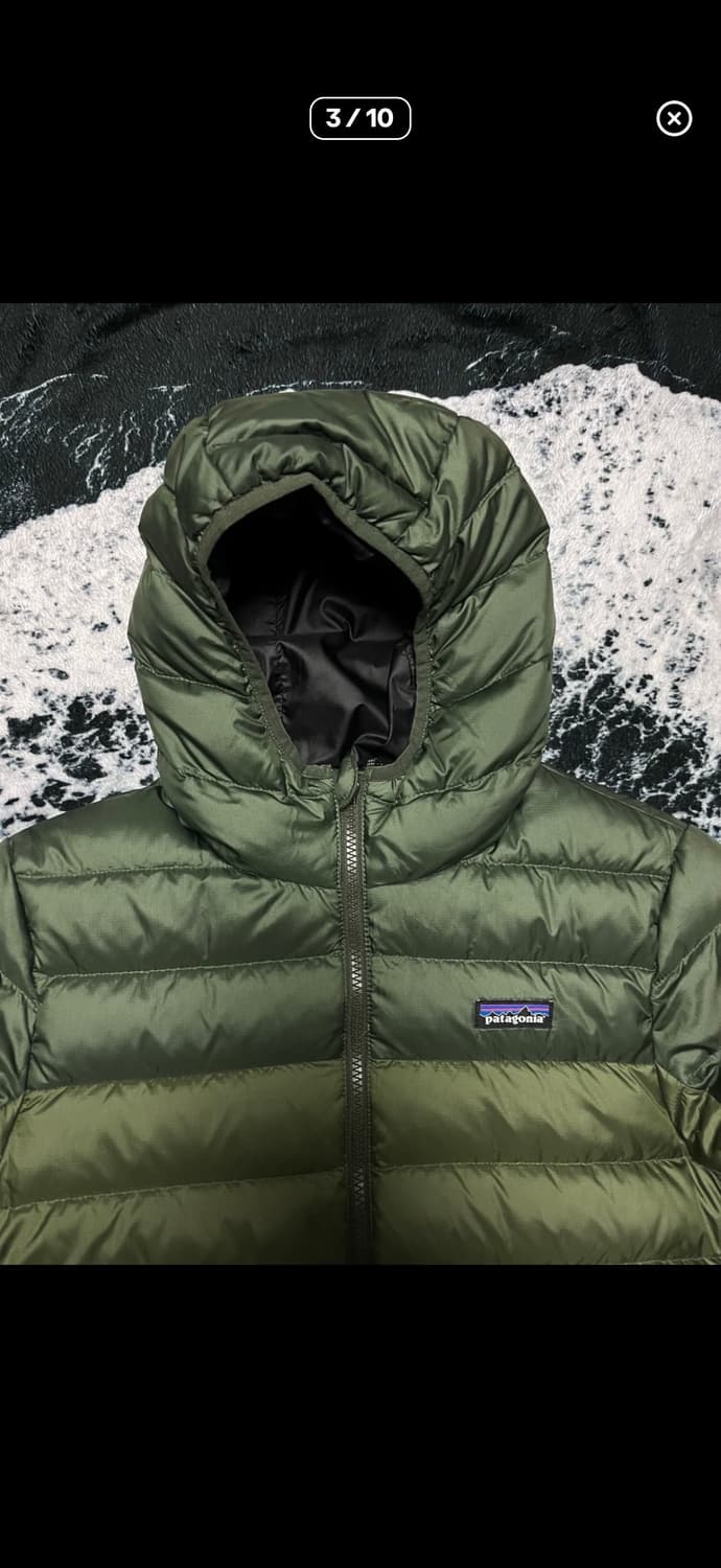 Patagonia reversible down hooded parka 상품이미지3