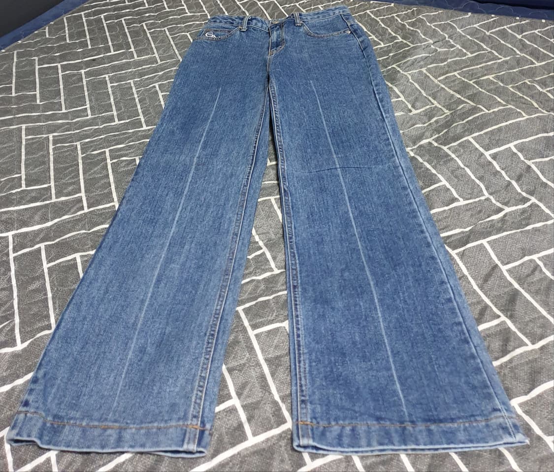 제너럴아이디어 세미와이드 데님팬츠 중청 (S) 상품이미지1