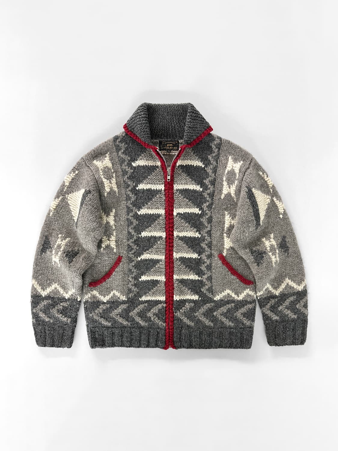 빈티지 패턴 코위찬 스웨터 상품이미지1