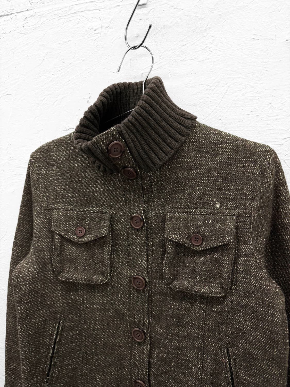 ikka 버튼 울 자켓 상품이미지2