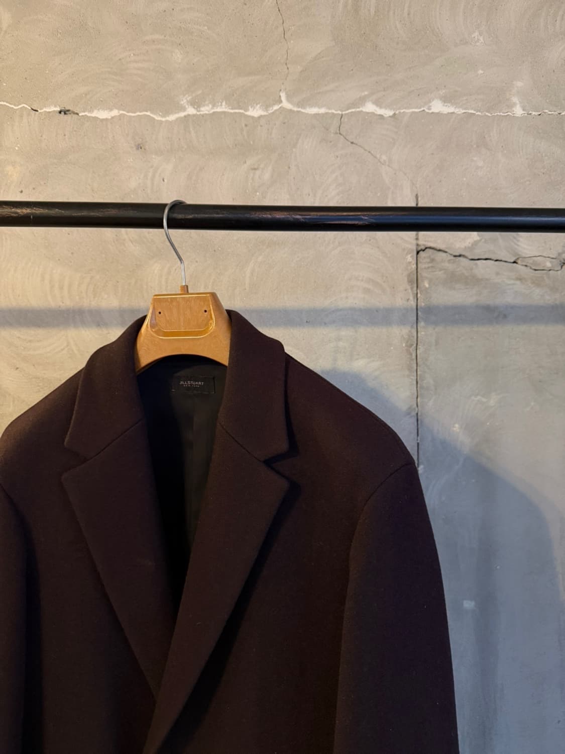 질스튜어트 펠트울 체스터필드 코트 100 상품이미지4