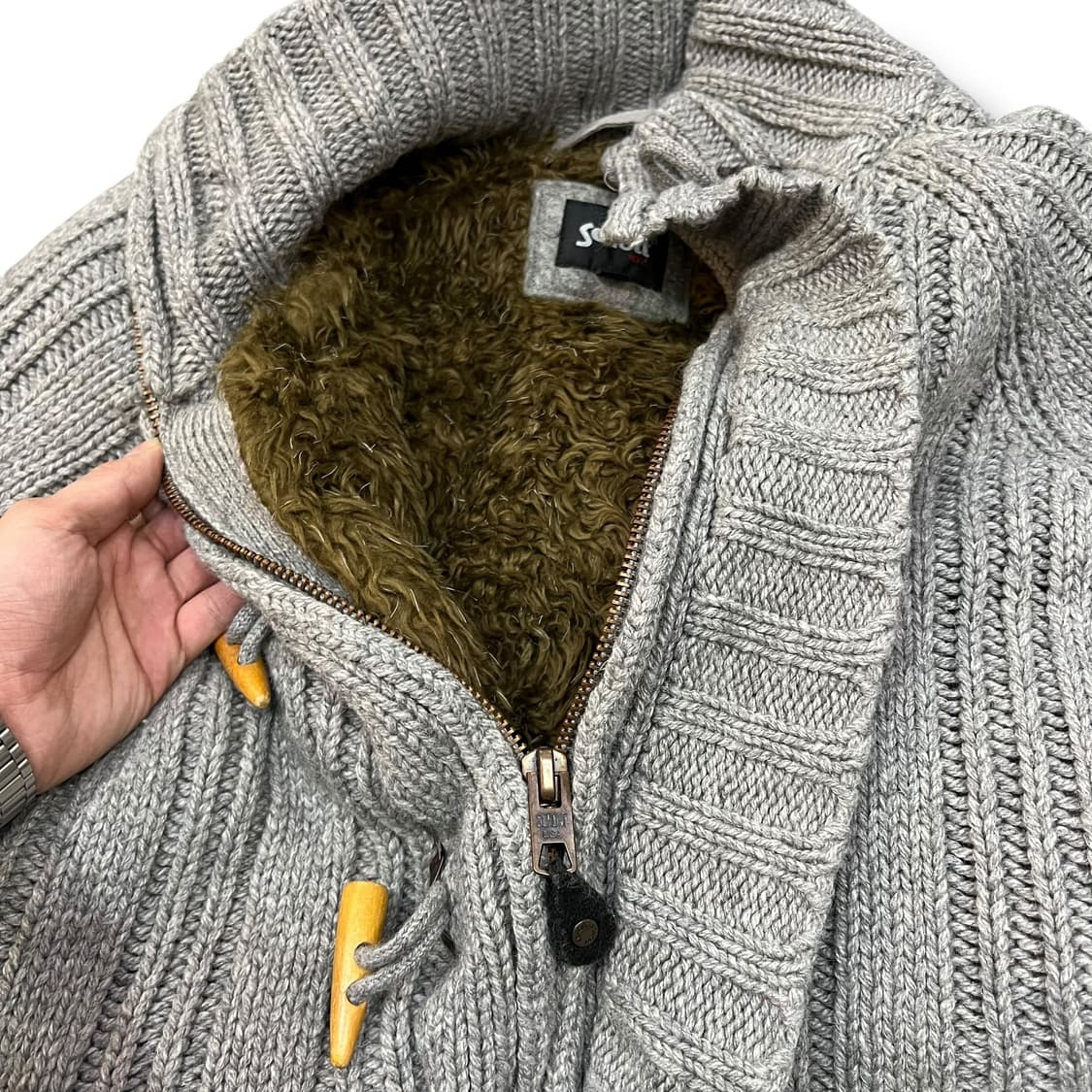  쇼트 토글버튼 셰르파 가디건 y14319 상품이미지8