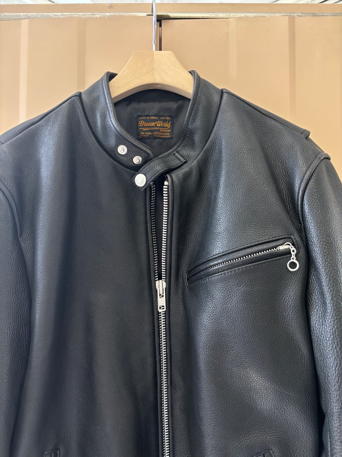 싱글 라이더 레더 자켓 상품이미지9