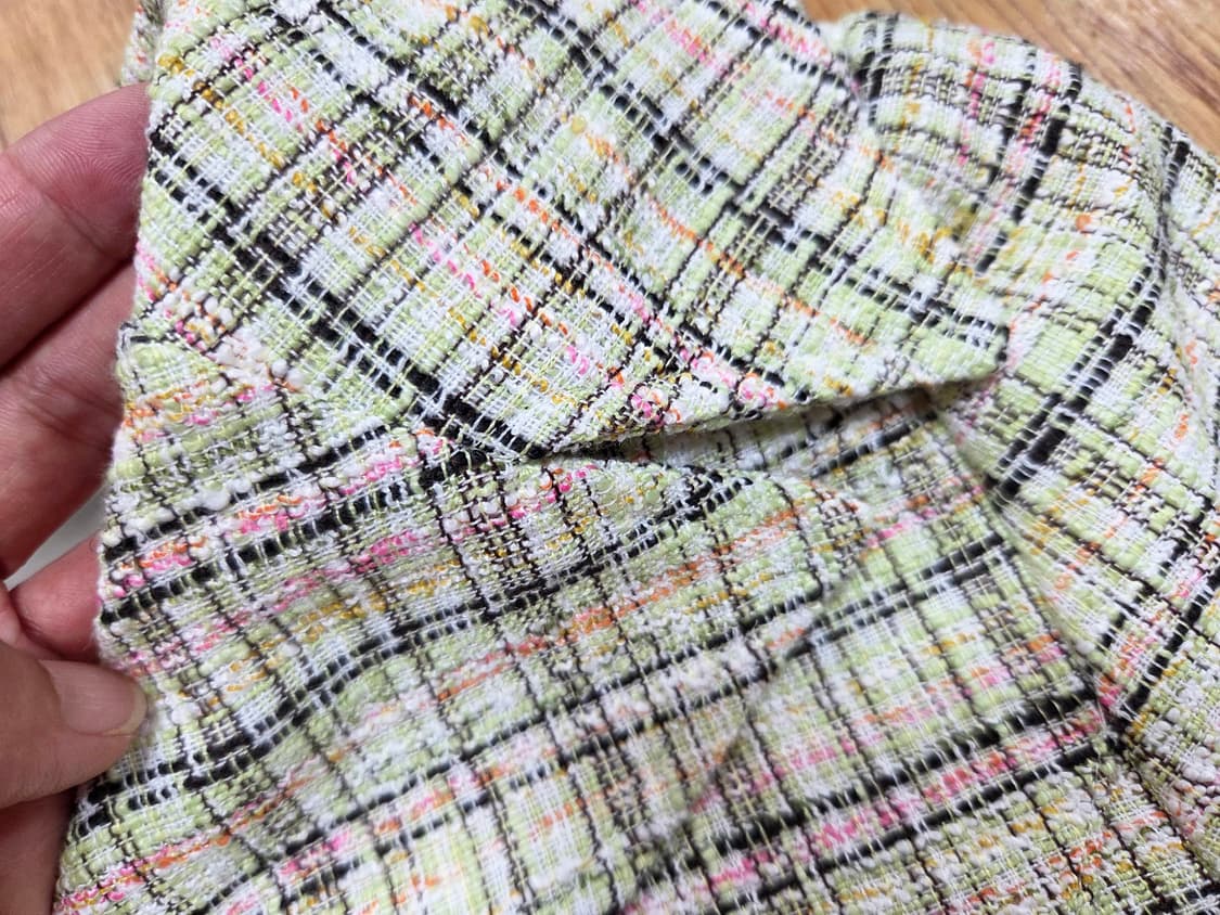 잇미샤(it michaa) 와이드카라 트위드원피스 55-66 상품이미지5