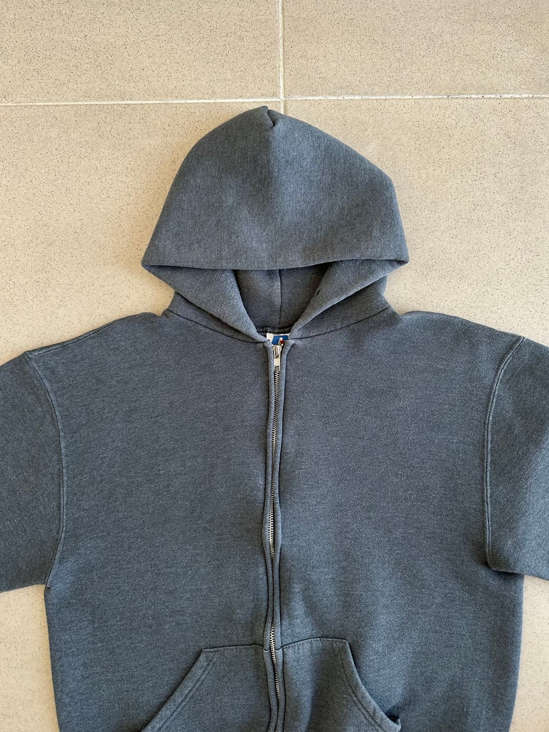빈티지 러셀 후드집업 다크그레이 M 상품이미지4