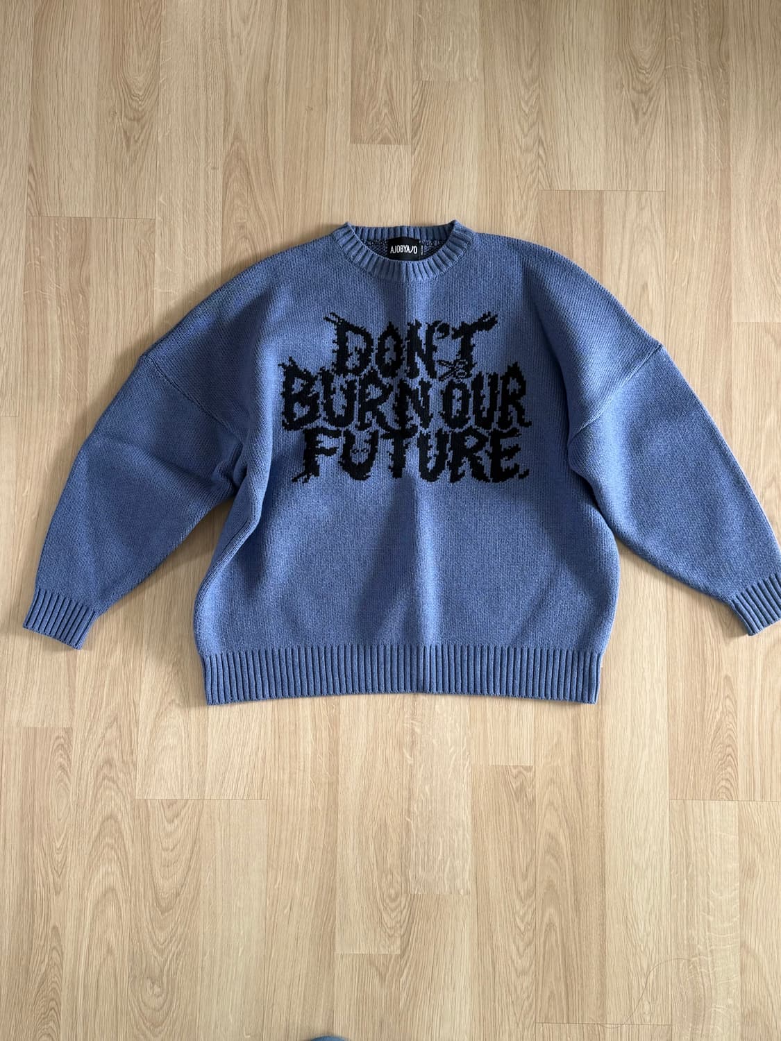 아조바이조 니트 PBA DBOF Wool Knit Sweater LILA 상품이미지1