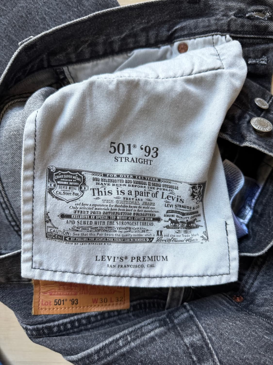 levi's 501 ‘93 30X32 상품이미지4