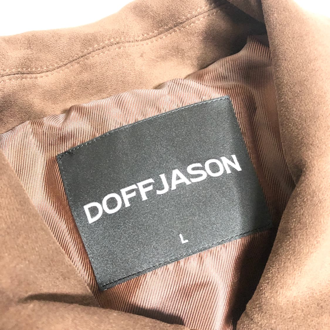 도프제이슨 스웨이드 싱글 자켓 L 상품이미지2