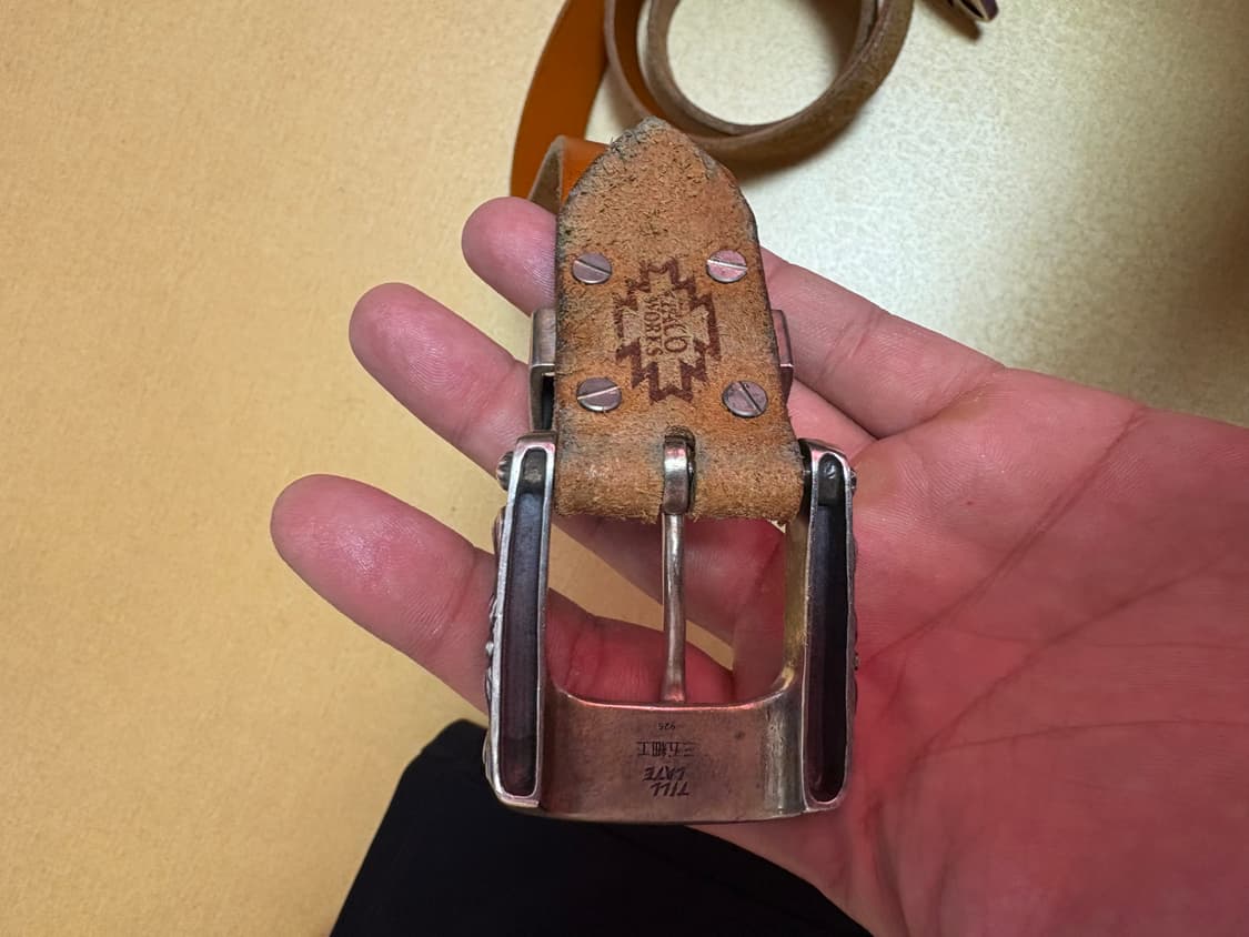 틸레이트 삼오세공 실버 벨트 라지 상품이미지3