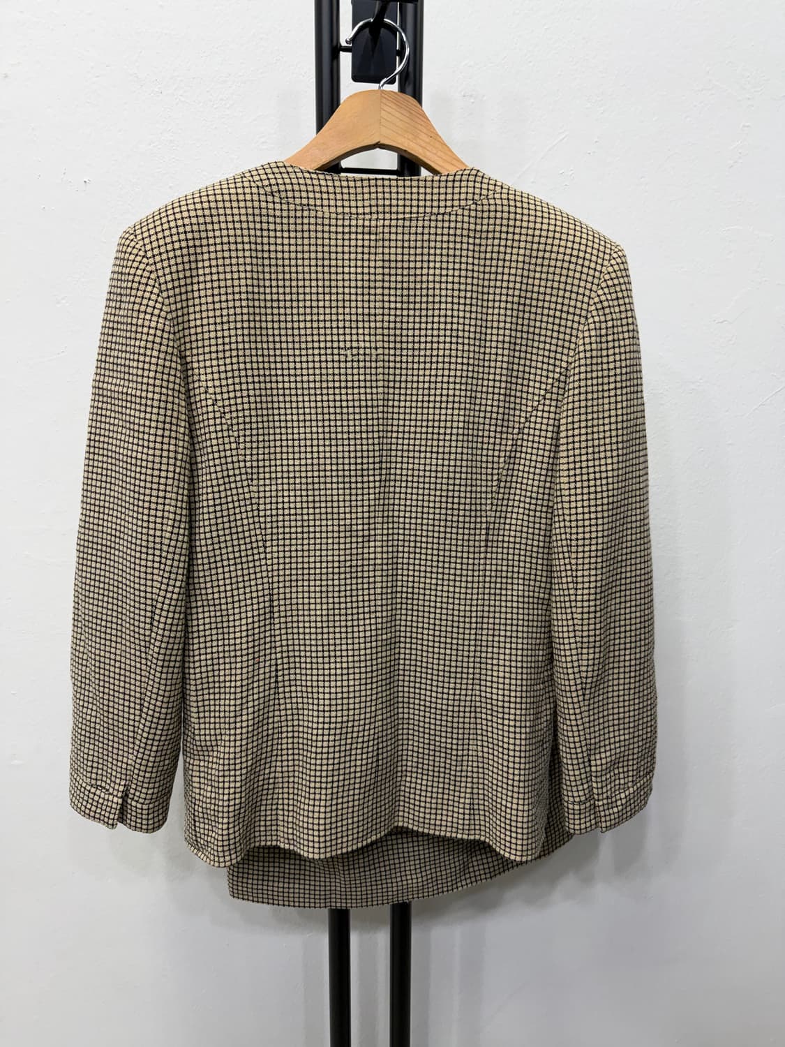 정품) 발렌티노 체크 패턴 자켓 스커트 셋업 6 상품이미지2