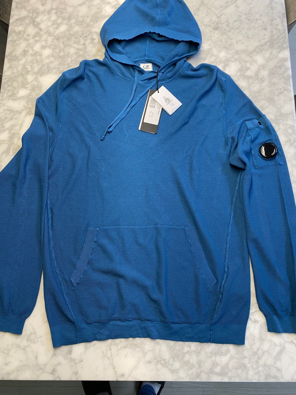 (새상품) cp컴퍼니 24ss 니트 후드 상품이미지1