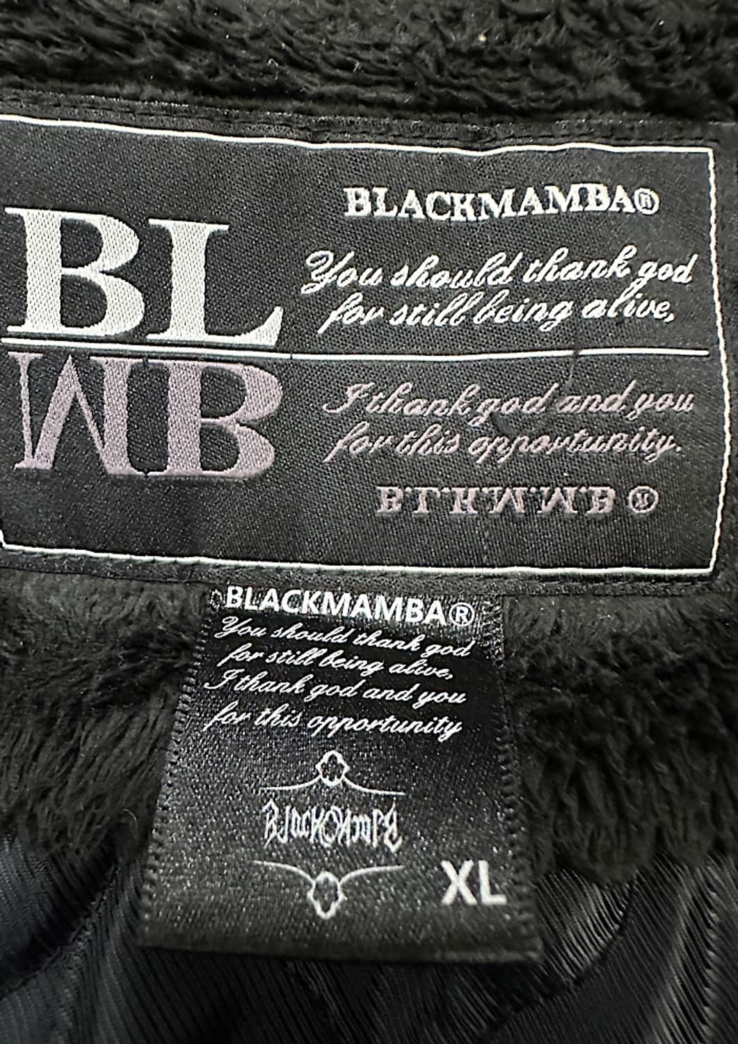 블랙맘바 후리스 자켓  상품이미지5