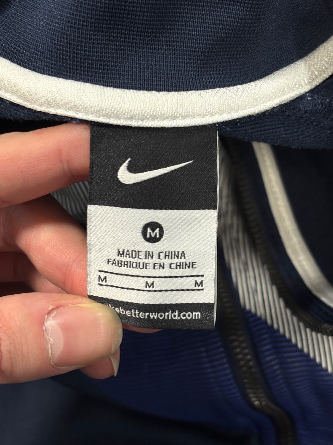 나이키 네이비 져지 트랙탑 상품이미지4