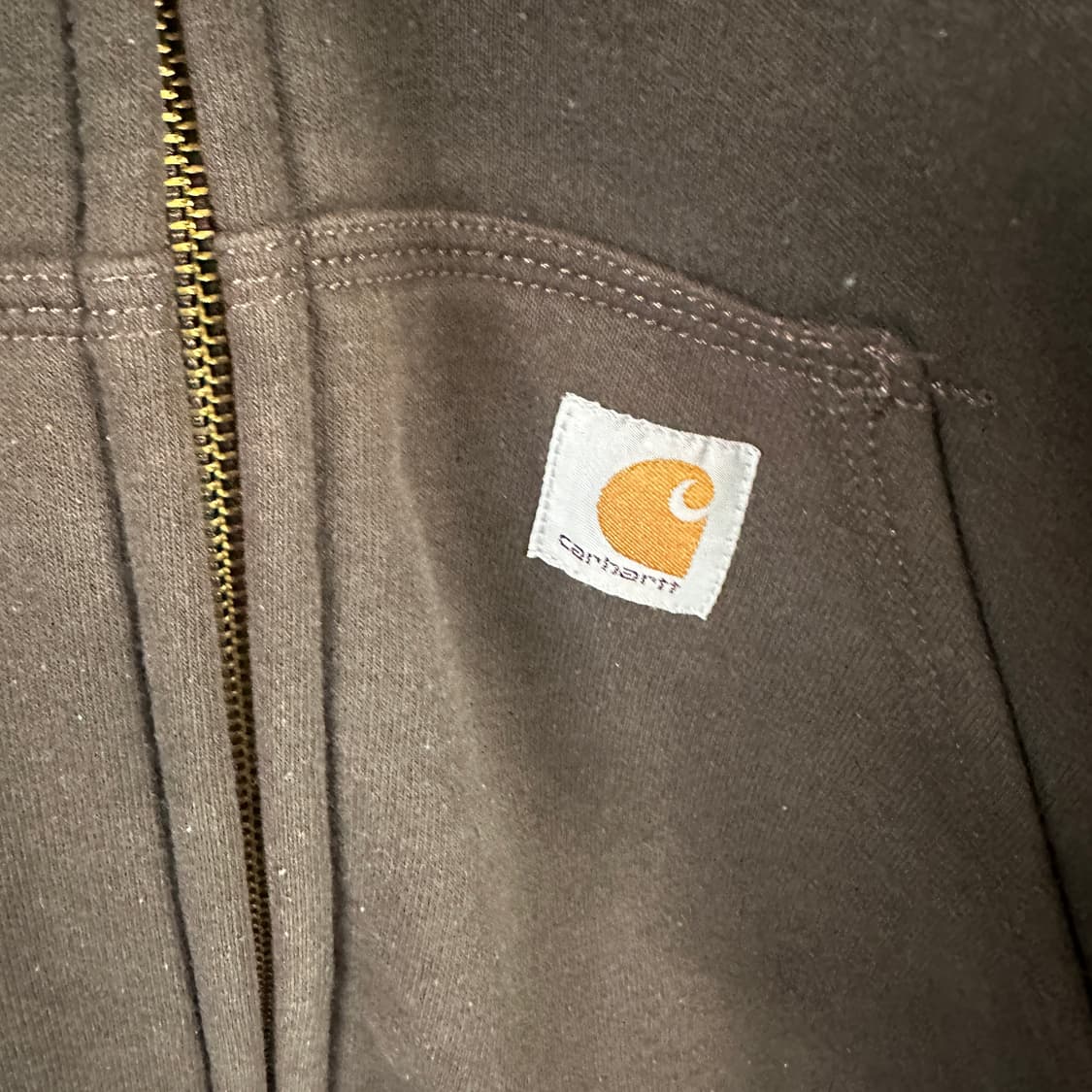 칼하트 써멀 후드 브라운 상품이미지2