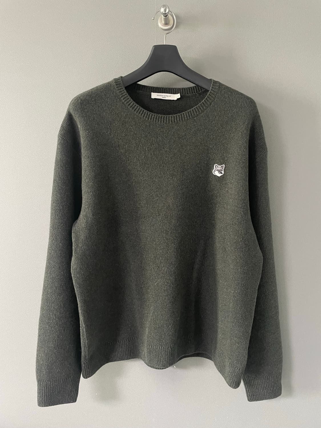 메종키츠네 폭스 헤드 니트 상품이미지2