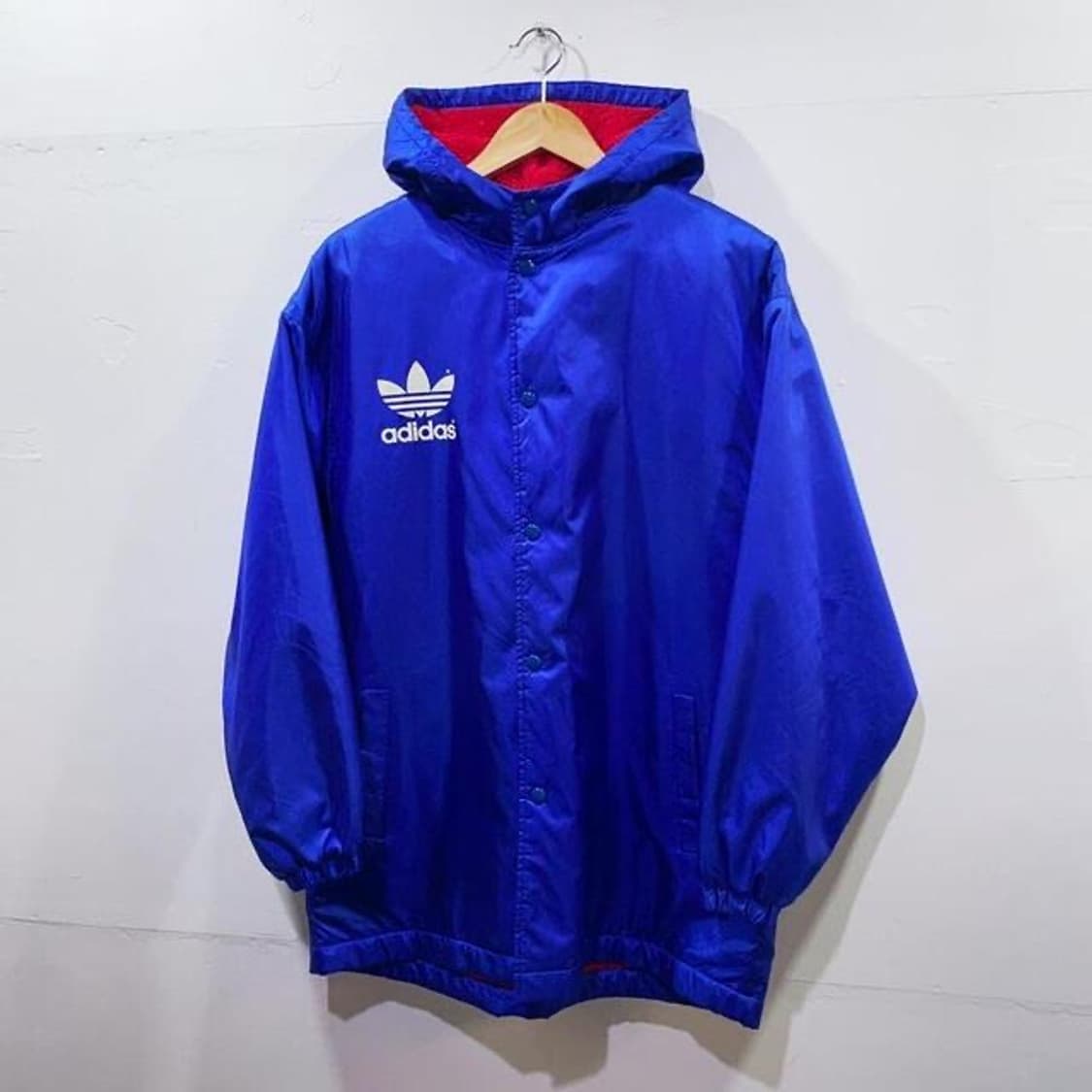 90s 아디다스 x 데상트 일본판 새틴 자켓 (L)   상품이미지3