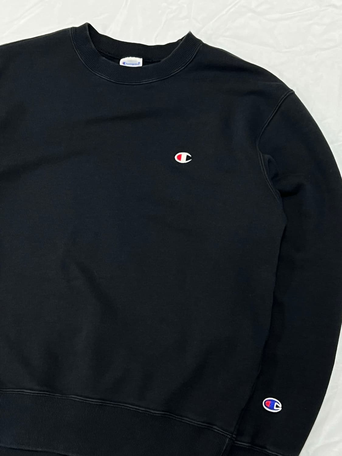 (L) 챔피온 리버스 위브 네이비 맨투맨 상품이미지2