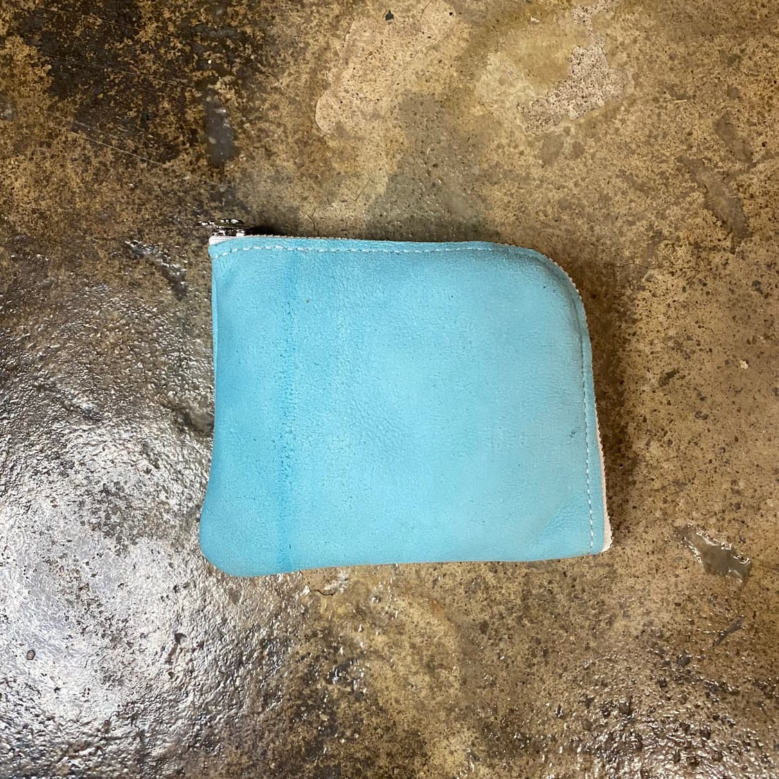 빈티지 고트스킨 미니 지퍼 지갑 상품이미지2