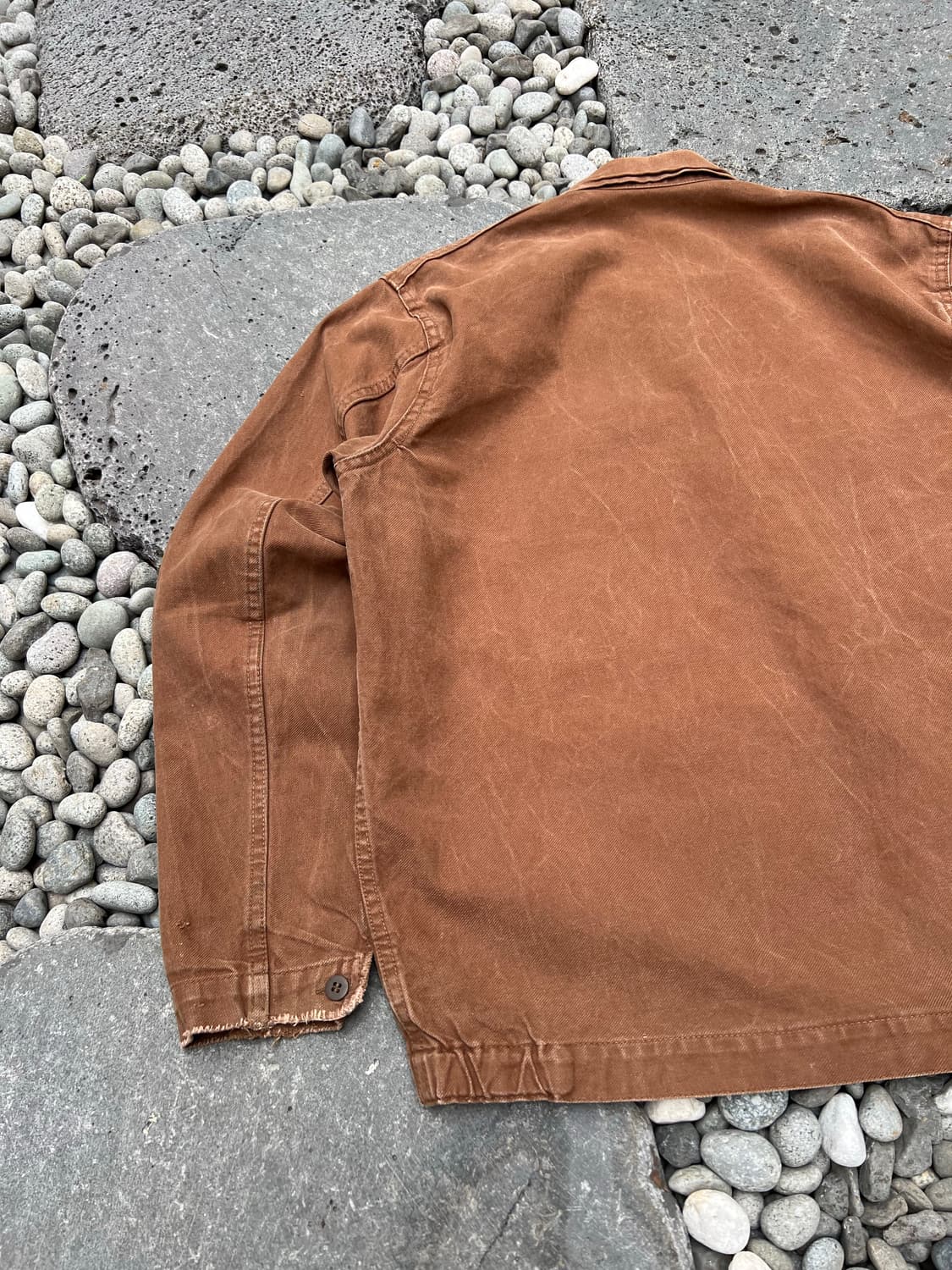50s LEBON PICARD BROWN 프렌치 사이클리스트 워크자켓 상품이미지8