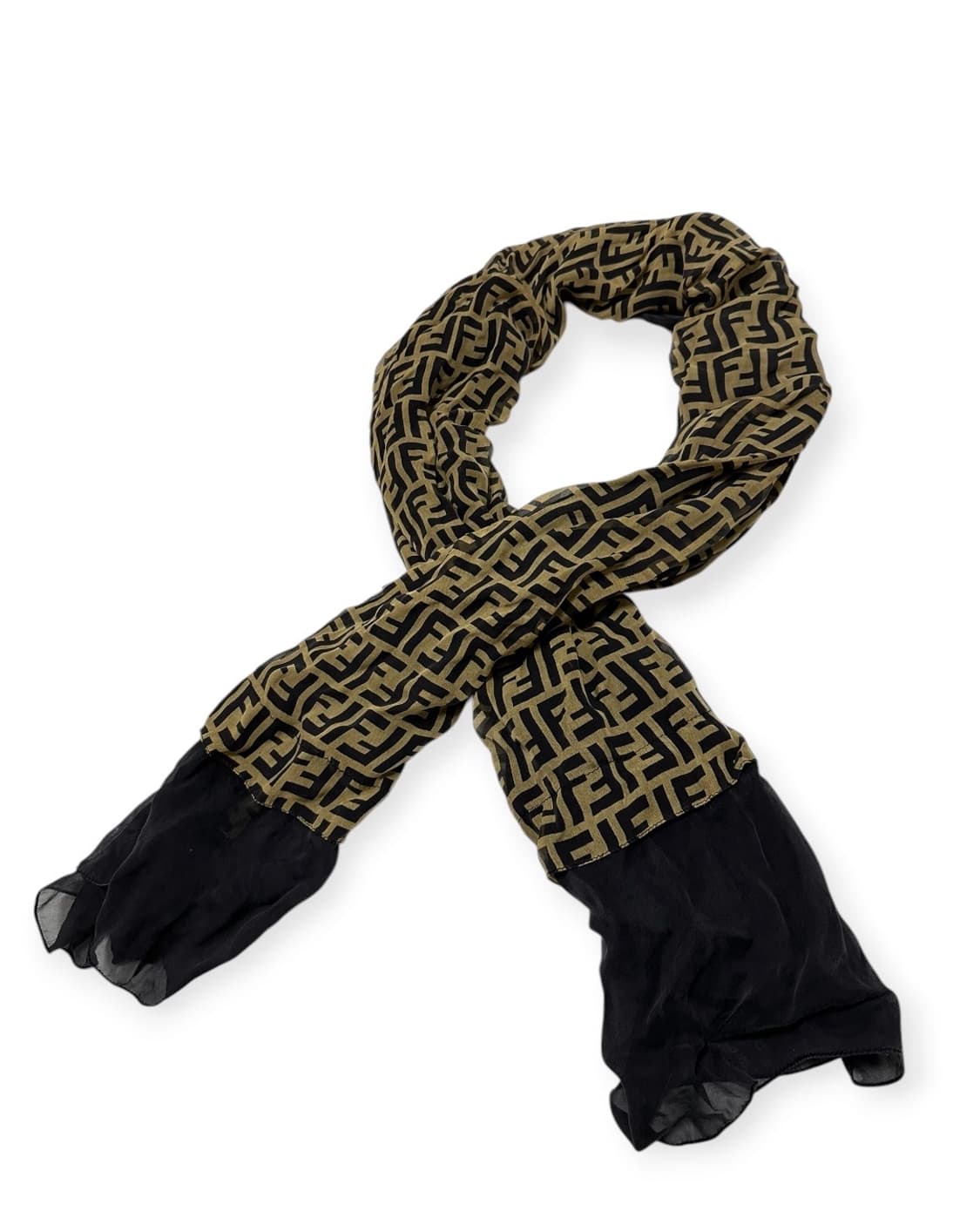 펜디 FF로고 실크 머플러 스카프 상품이미지2