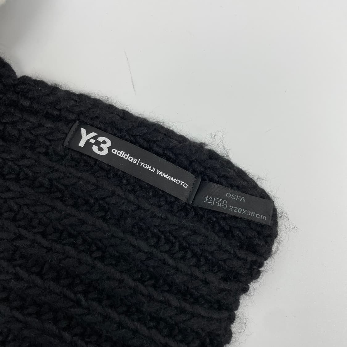 Y-3 와이쓰리 요지야마모토 아디다스 오버사이즈 머플러 목도리 상품이미지6