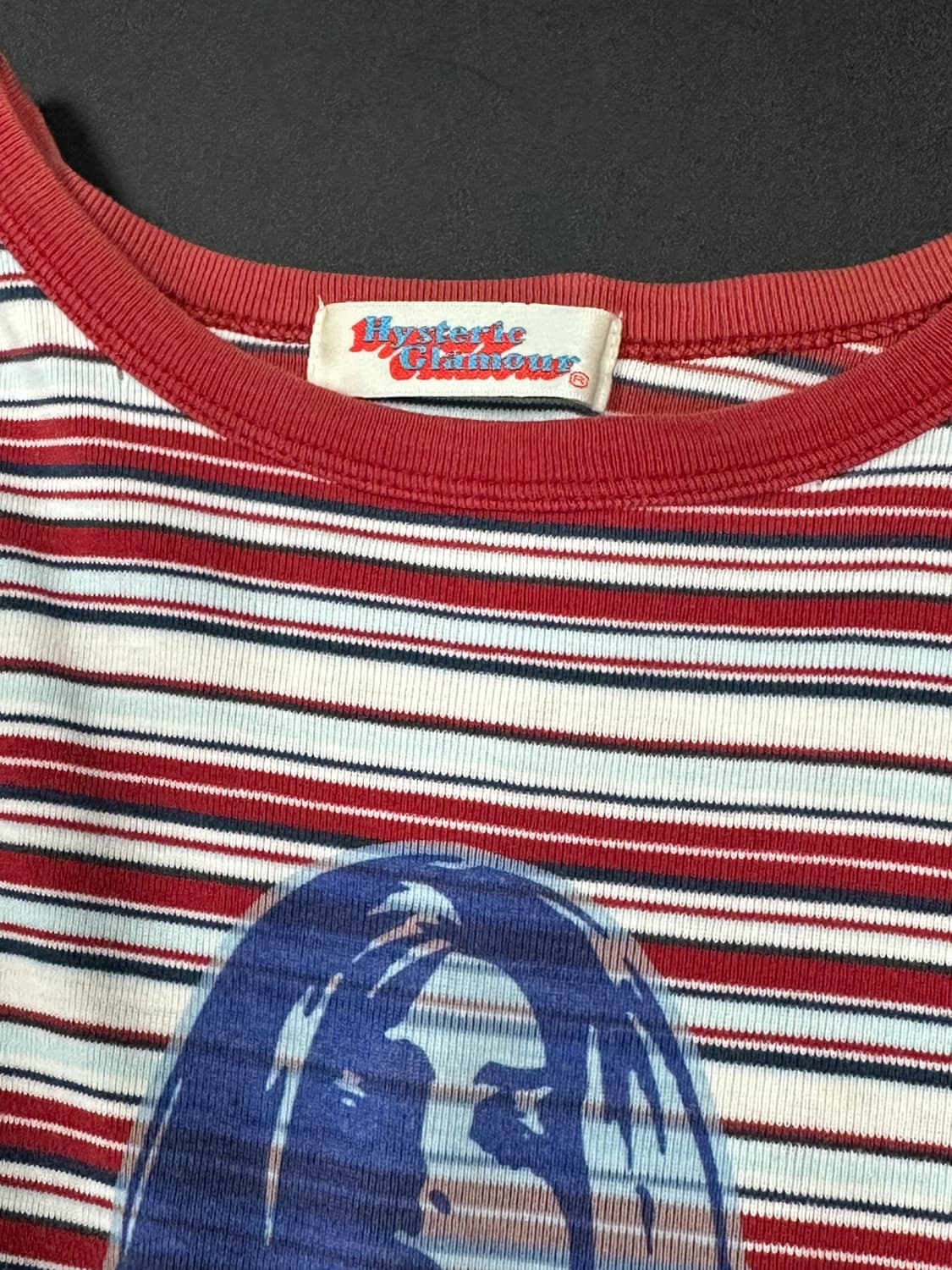  히스테릭 글래머 스트라이프 긴팔 티셔츠 상품이미지4