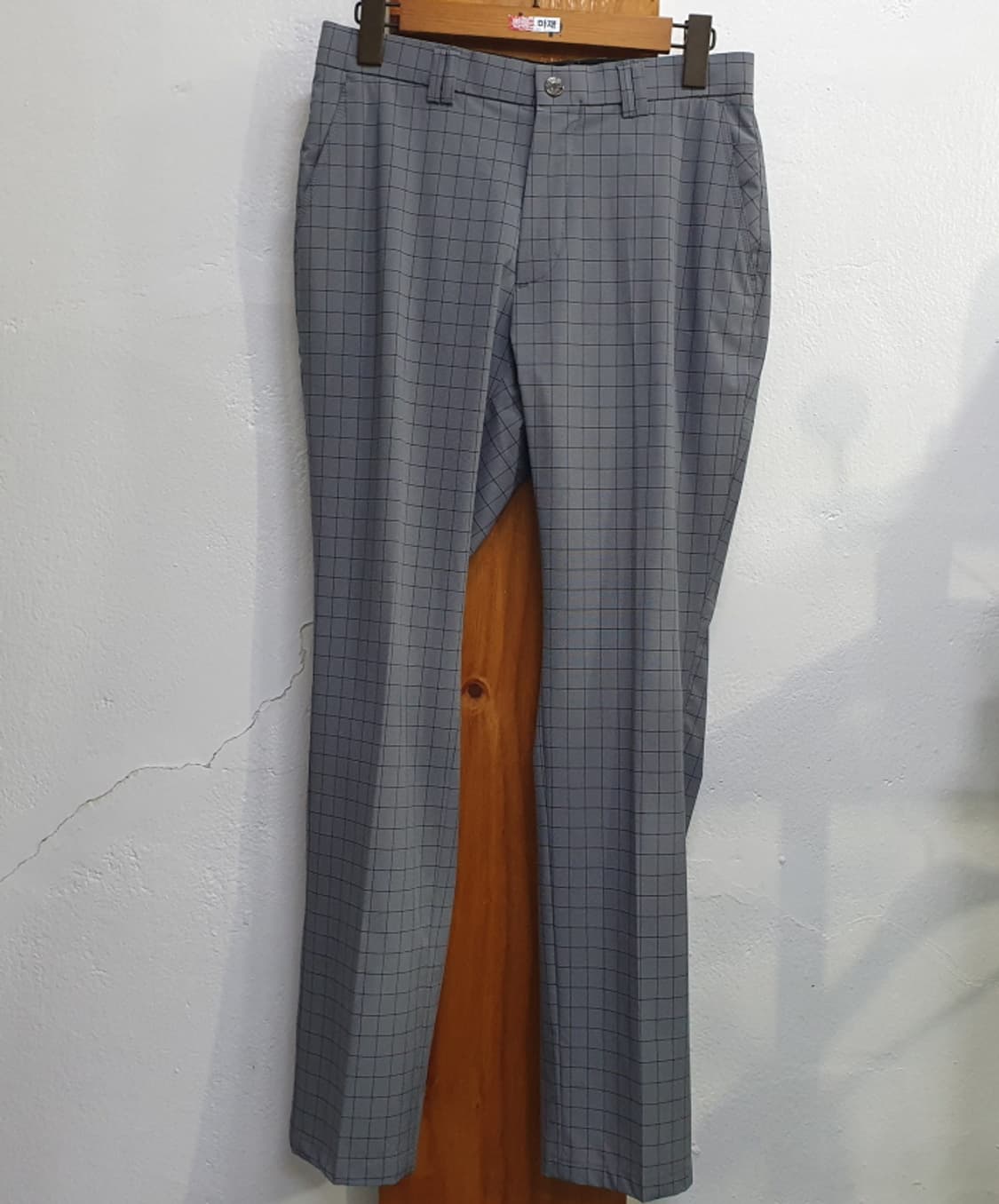 필우드 여름 체크 남자골프바지(32) 상품이미지1