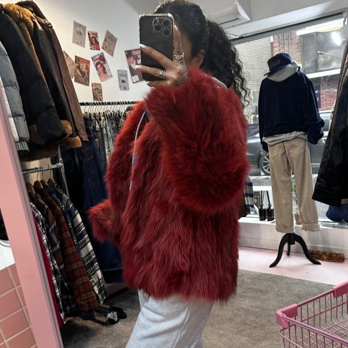 사가폭스 레드 맥시 퍼자켓L 상품이미지2