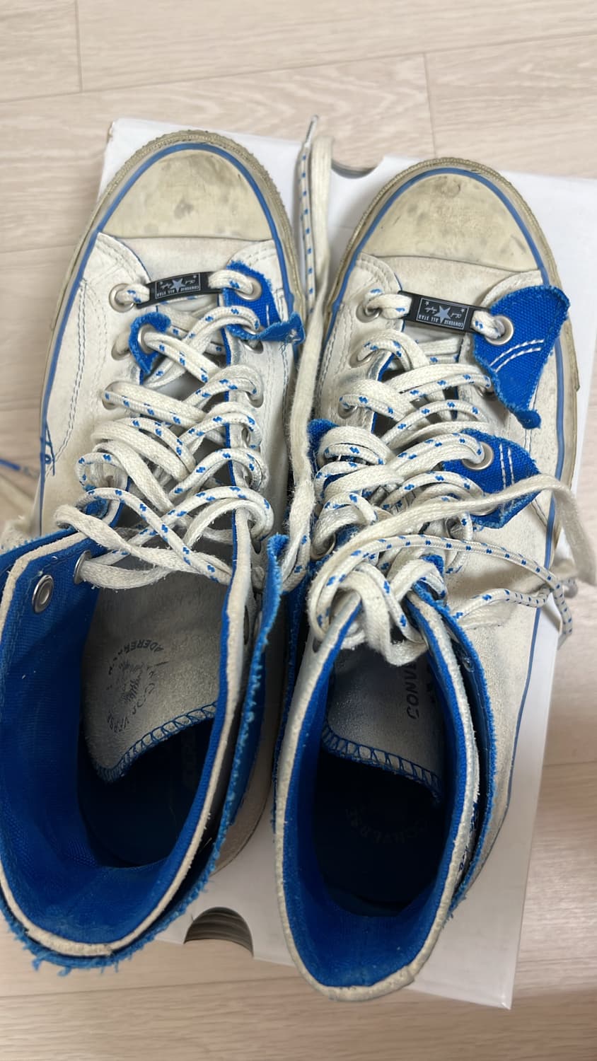 아더에러X컨버스 척 70 하이 화이트 285판매합니다! 상품이미지6