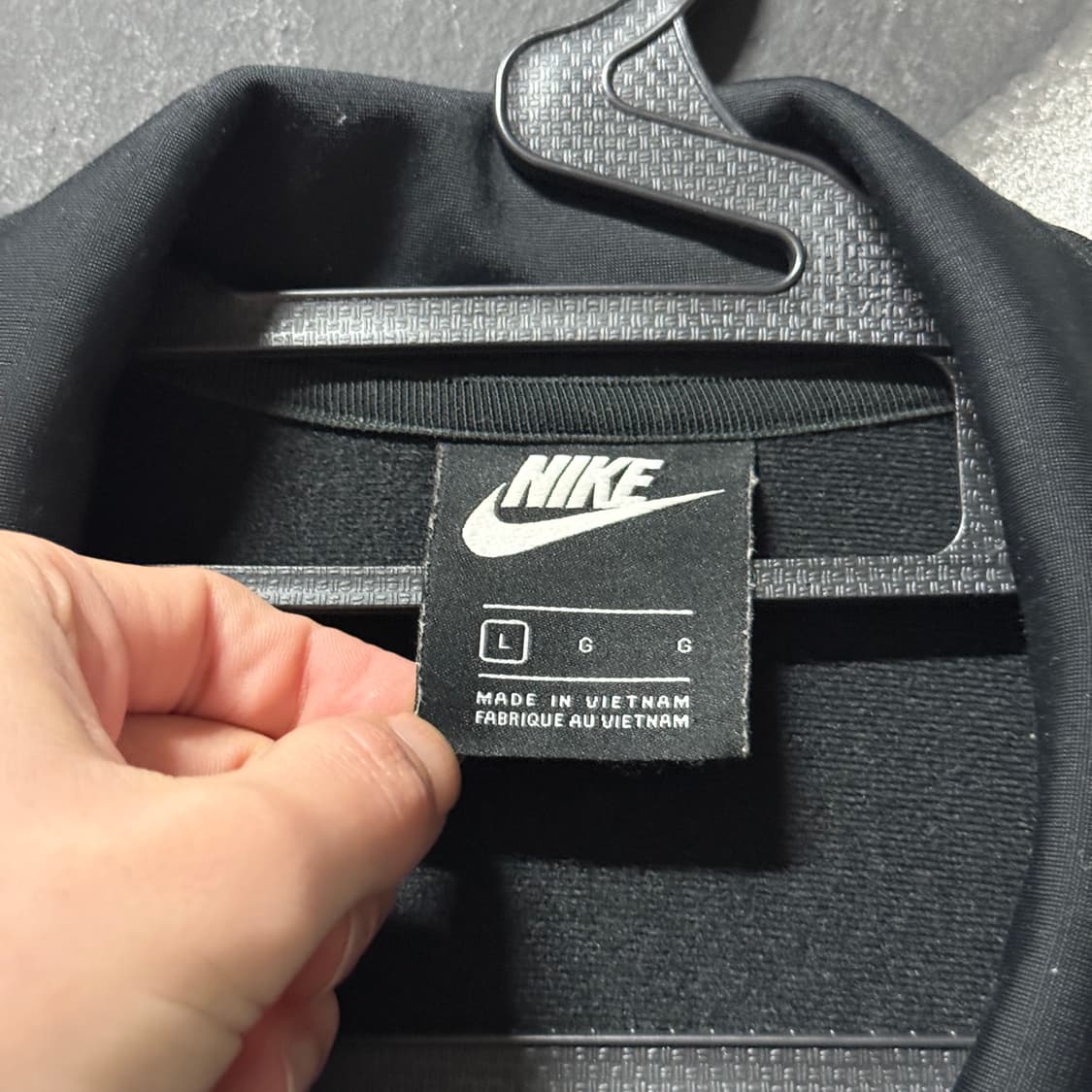 나이키 빅사이즈 올드스쿨 스우시 테이핑 로고 집업 트랙탑 져지 상품이미지5