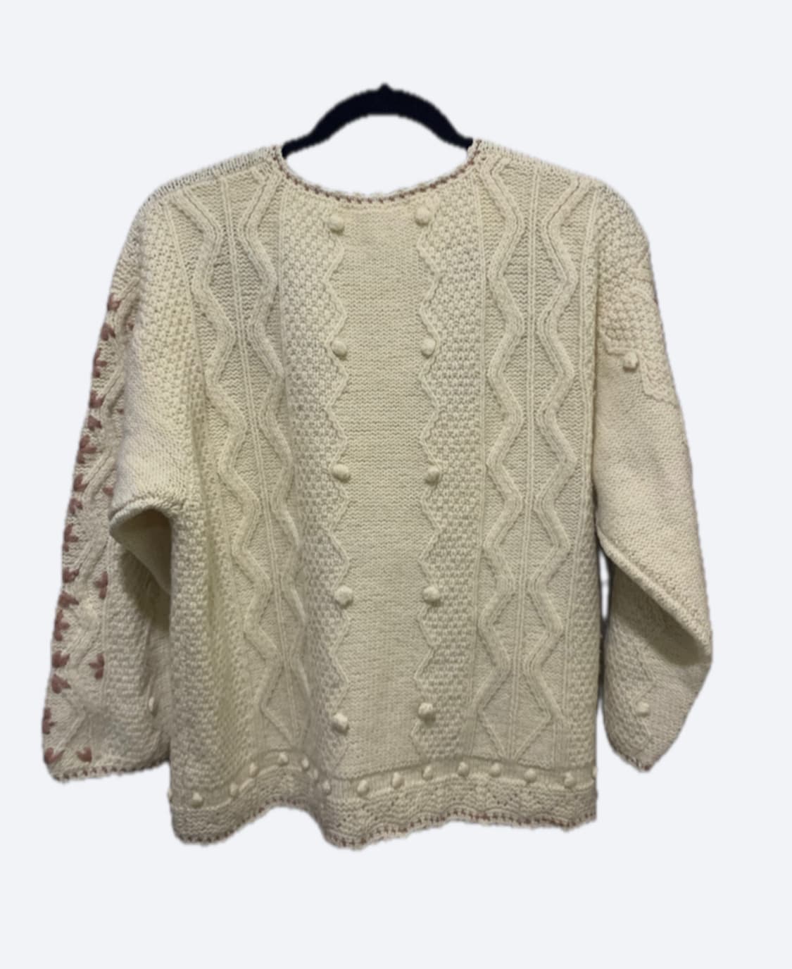 모리걸 빈티지 하구미 꽃자수 가디건 모100 상품이미지2