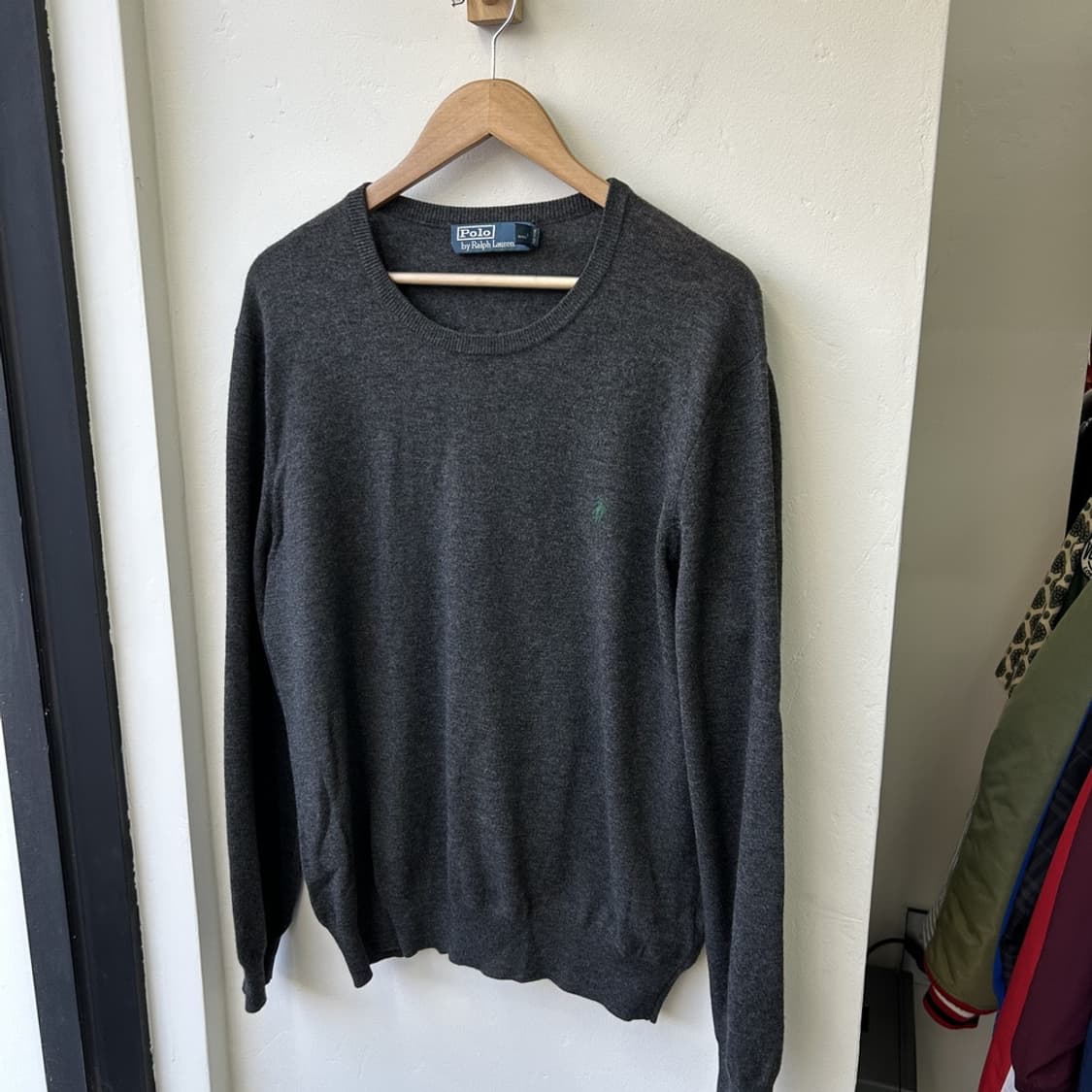 15575 - 폴로 랄프로렌 차콜 울 니트 (울 100%) 상품이미지2