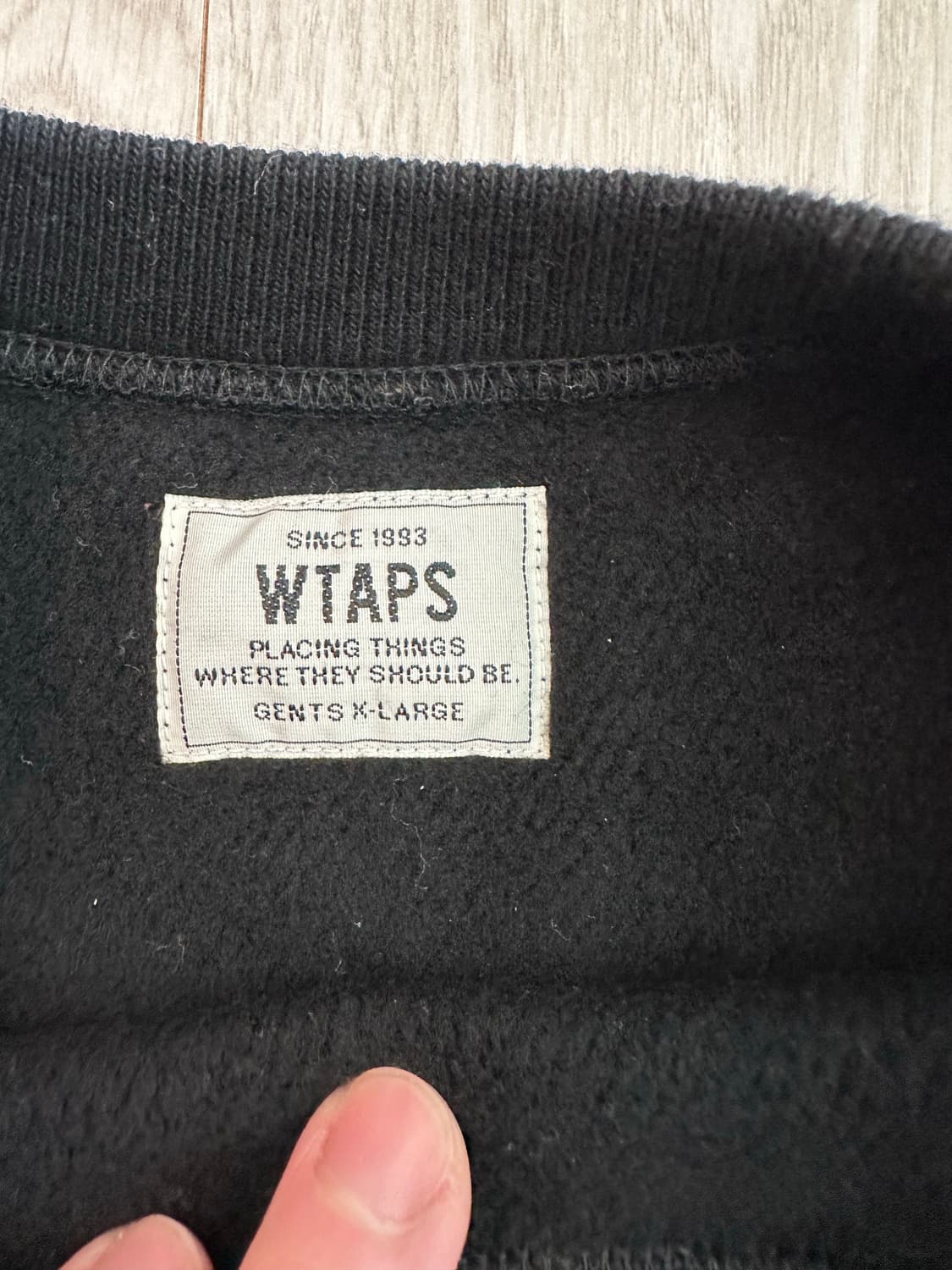 17 wtaps 더블탭스 디자인 스웻셔츠 맨투맨 xl 상품이미지3