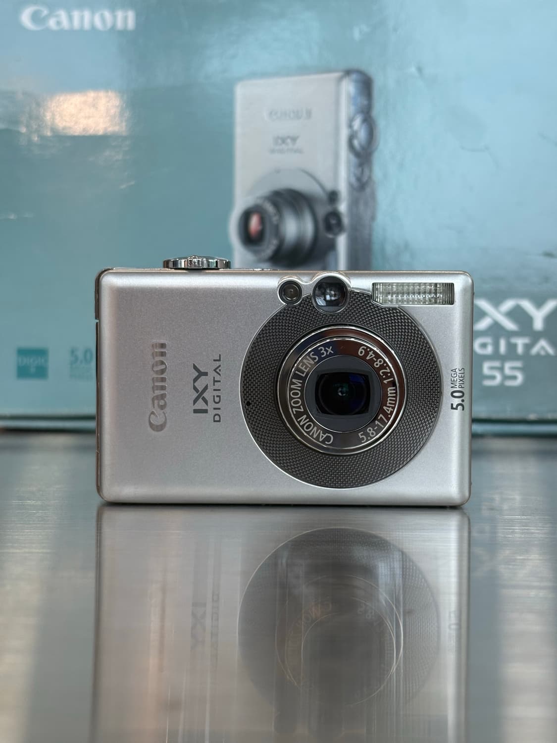 풀박/new배터리/민트급)캐논 익시디지털55(익서스50)빈티지디카 상품이미지1